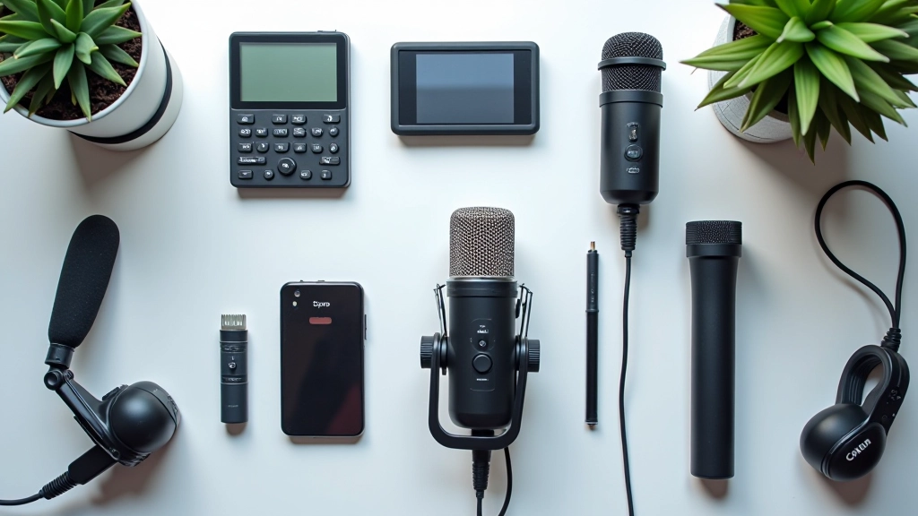 Dažādi budžeta variantu aprīkojums sakārtots un etiķetēts ar cenu diapazoniem